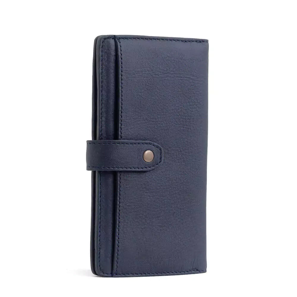 Ellington Leather Eleanor Wallet-Bags > Handbag > Leather-Mission Mercantile-Bluebonnet-Mission Mercantile Leather Goods