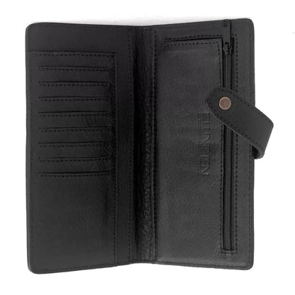 Ellington Leather Eleanor Wallet-Bags > Handbag > Leather-Mission Mercantile-Onyx-Mission Mercantile Leather Goods