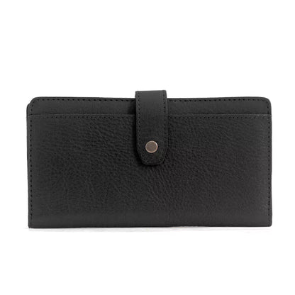 Ellington Leather Eleanor Wallet-Bags > Handbag > Leather-Mission Mercantile-Onyx-Mission Mercantile Leather Goods