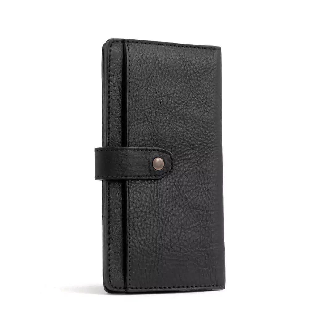 Ellington Leather Eleanor Wallet-Bags > Handbag > Leather-Mission Mercantile-Onyx-Mission Mercantile Leather Goods