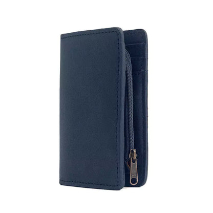 Ellington Leather Compact Wallet-Bags > Handbag > Leather-Mission Mercantile-Bluebonnet-Mission Mercantile Leather Goods
