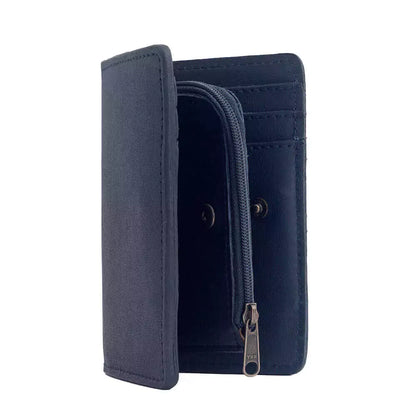 Ellington Leather Compact Wallet-Bags > Handbag > Leather-Mission Mercantile-Bluebonnet-Mission Mercantile Leather Goods