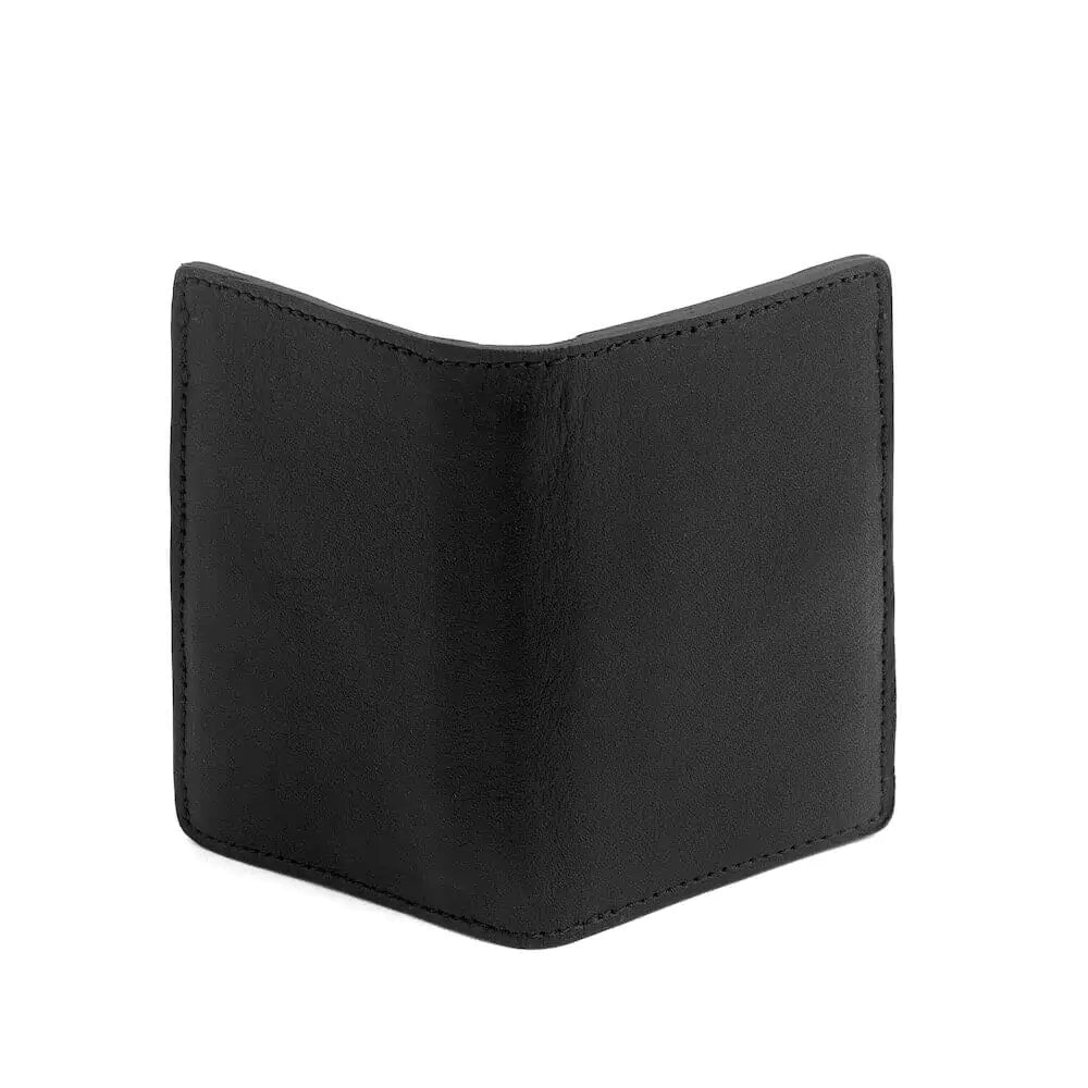 Ellington Leather Compact Wallet-Bags > Handbag > Leather-Mission Mercantile-Onyx-Mission Mercantile Leather Goods