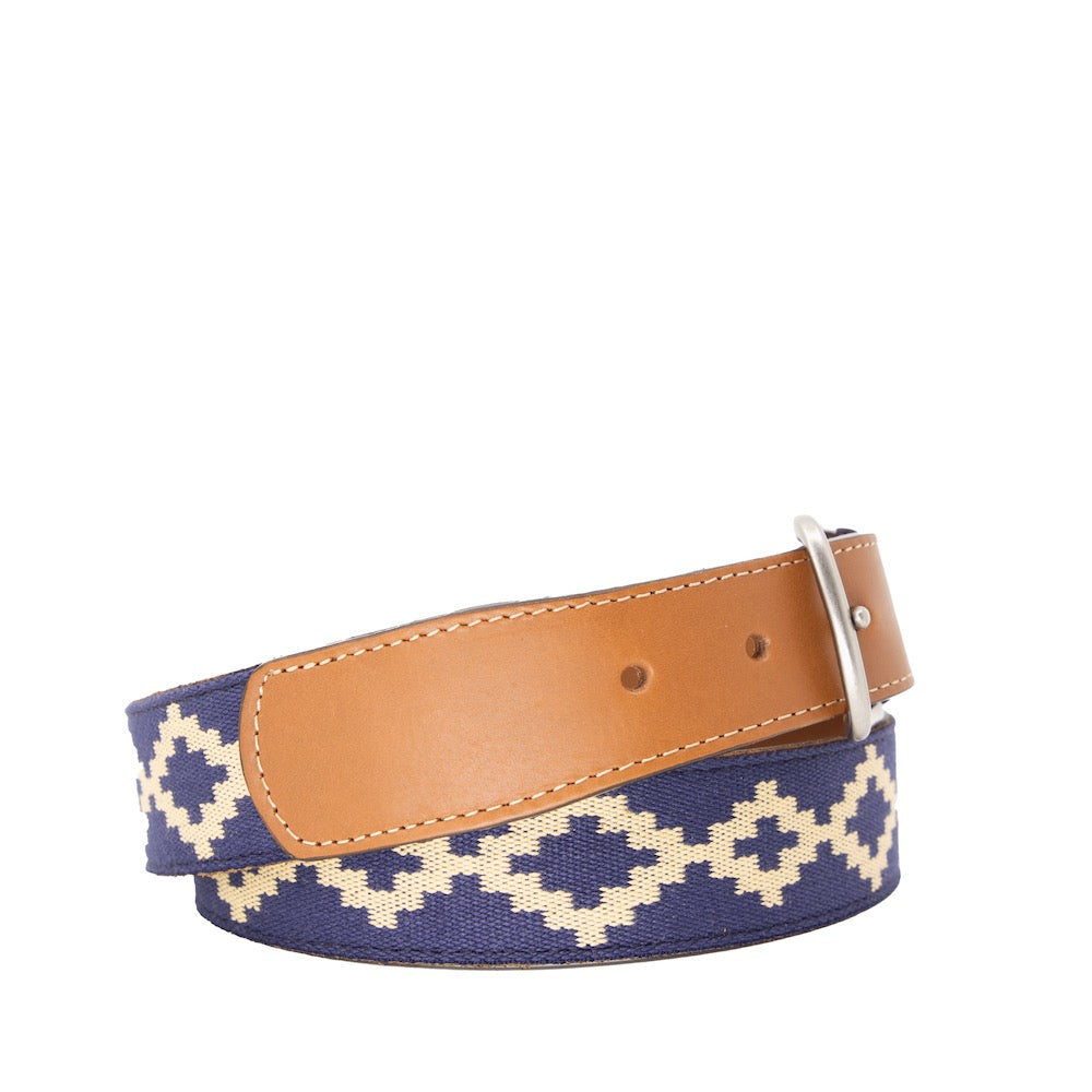 Corbina_Woven_Belt > Belts >Leather-Cognac-32-La Matera