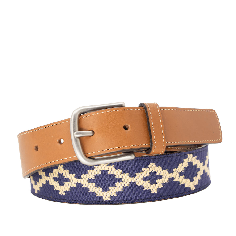 Corbina_Woven_Belt > Belts >Leather-Cognac-32-La Matera