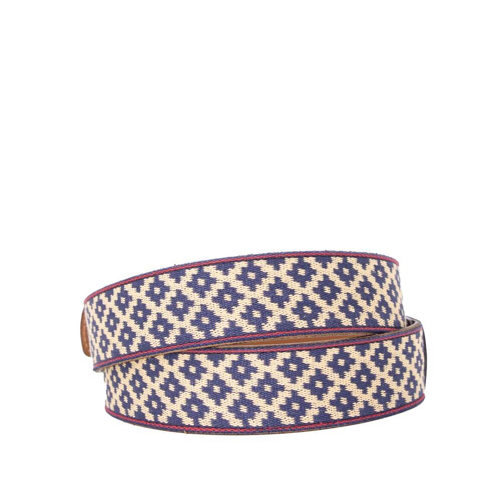 LaMatera_Diplomatico_Woven_Belt > Belts >Leather-Cognac-32-La Matera