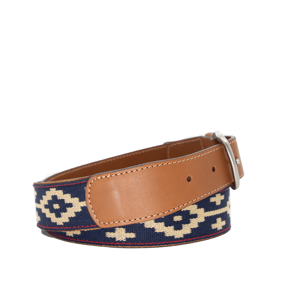 Paloma_Woven_Belt > Belts >Leather-Cognac-32-La Matera