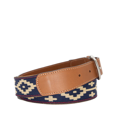 Paloma_Woven_Belt > Belts >Leather-Cognac-32-La Matera