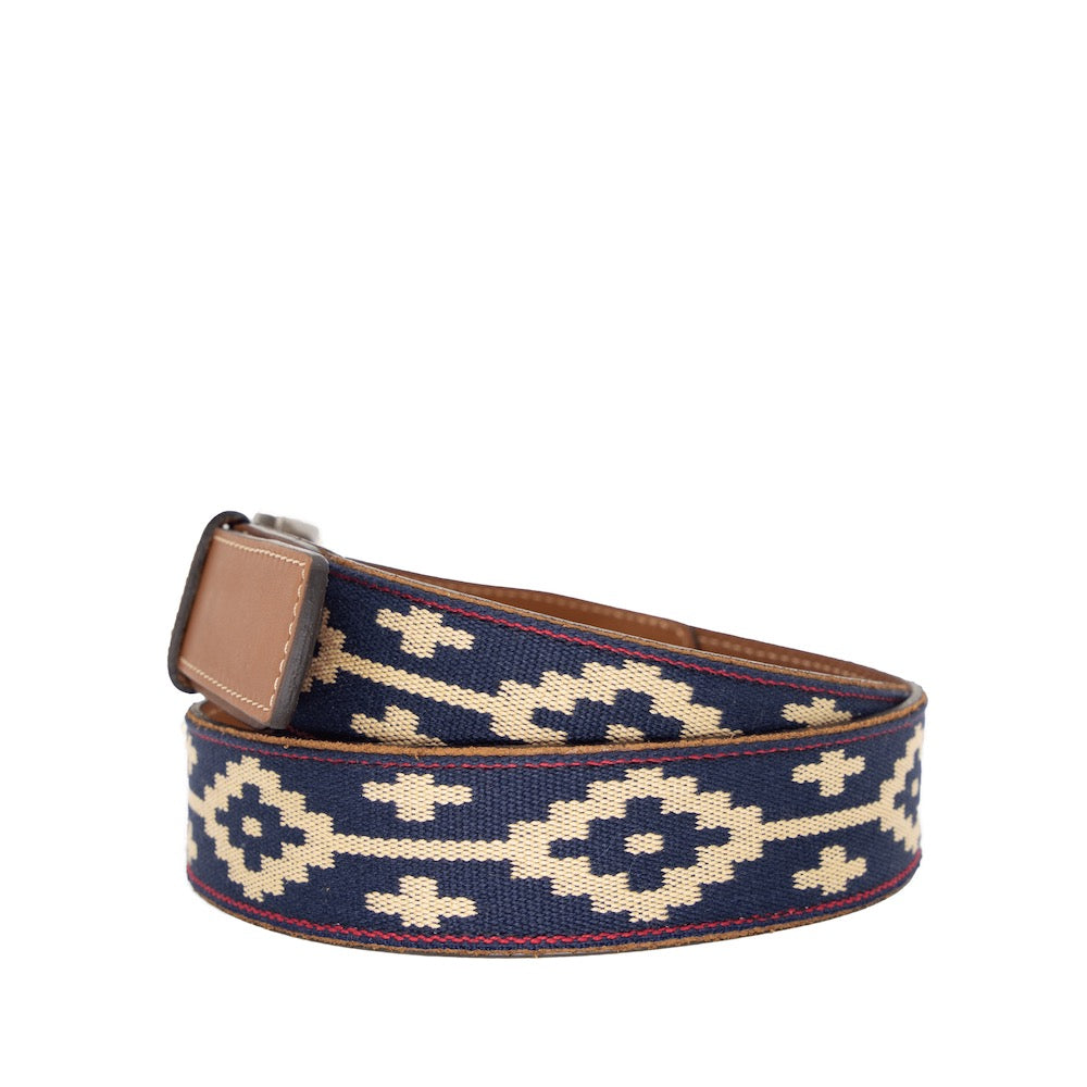 Paloma_Woven_Belt > Belts >Leather-Cognac-32-La Matera