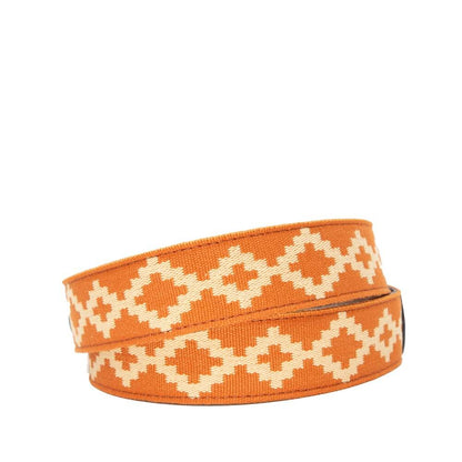 Talampaya_Woven_Belt > Belts >Leather-Cognac-32-La Matera
