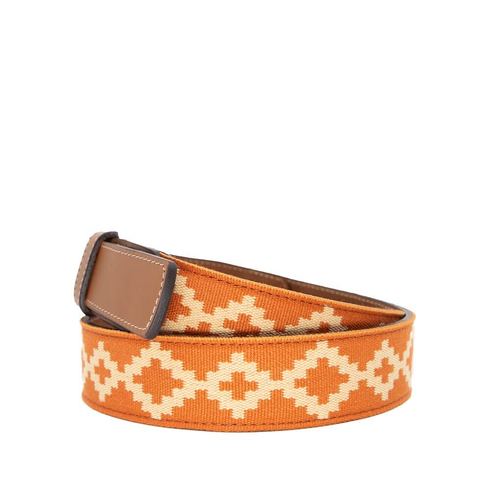 Talampaya_Woven_Belt > Belts >Leather-Cognac-32-La Matera