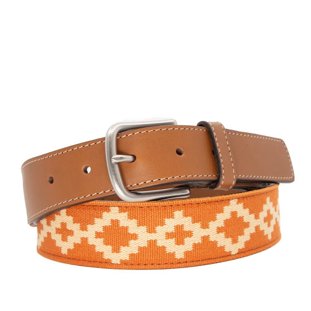 Talampaya_Woven_Belt > Belts >Leather-Cognac-32-La Matera