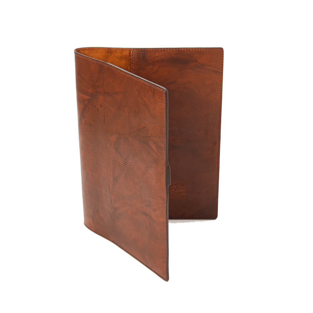 Campaign Leather Journal Cover-Accessories > Office & Tech > Leather-Hickory-None-Mission Mercantile Leather Goods