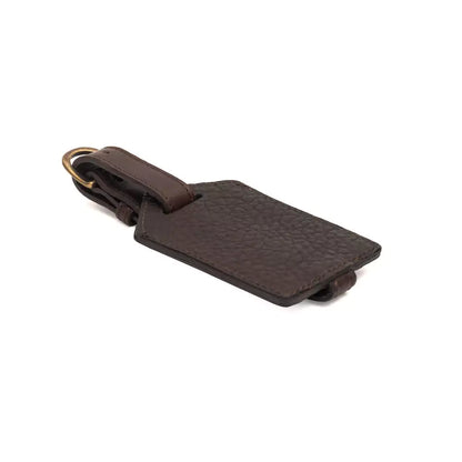 Campaign Leather Luggage Tag-Accessories > Luggage > Leather-Espresso-Mission Mercantile Leather Goods