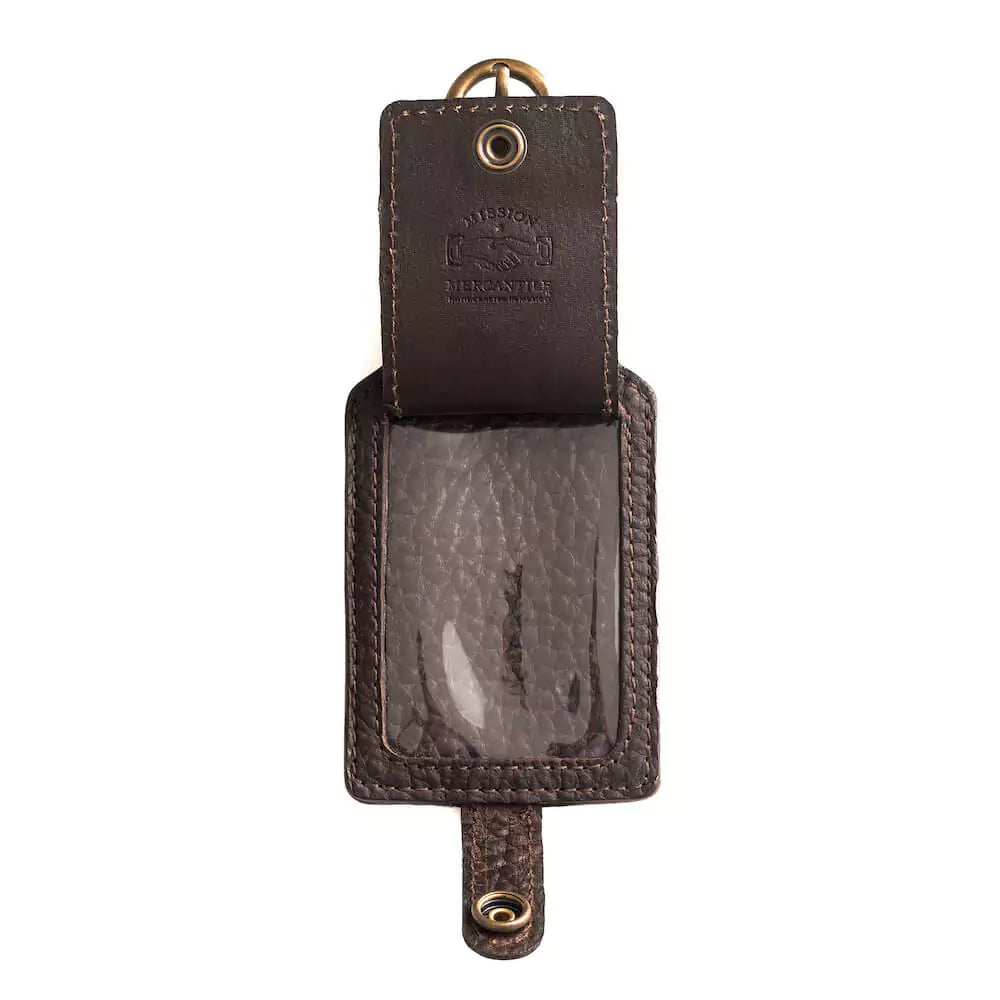 Campaign Leather Luggage Tag-Accessories > Luggage > Leather-Espresso-Mission Mercantile Leather Goods