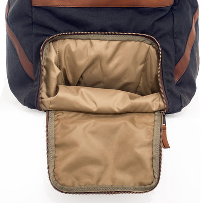 Campaign Waxed Canvas X-Large Duffle Bag-Bags > Duffle Bag > Waxed Canvas-Campaign-Hickory-Navy-Mission Mercantile Leather Goods