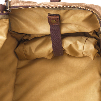 Campaign Waxed Canvas X-Large Duffle Bag-Bags > Duffle Bag > Waxed Canvas-Campaign-Smoke-Brown-Mission Mercantile Leather Goods