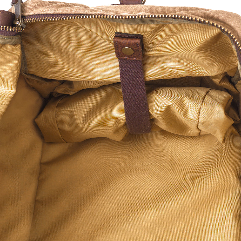 Campaign Waxed Canvas X-Large Duffle Bag-Bags > Duffle Bag > Waxed Canvas-Campaign-Smoke-Vintage Camo-Mission Mercantile Leather Goods