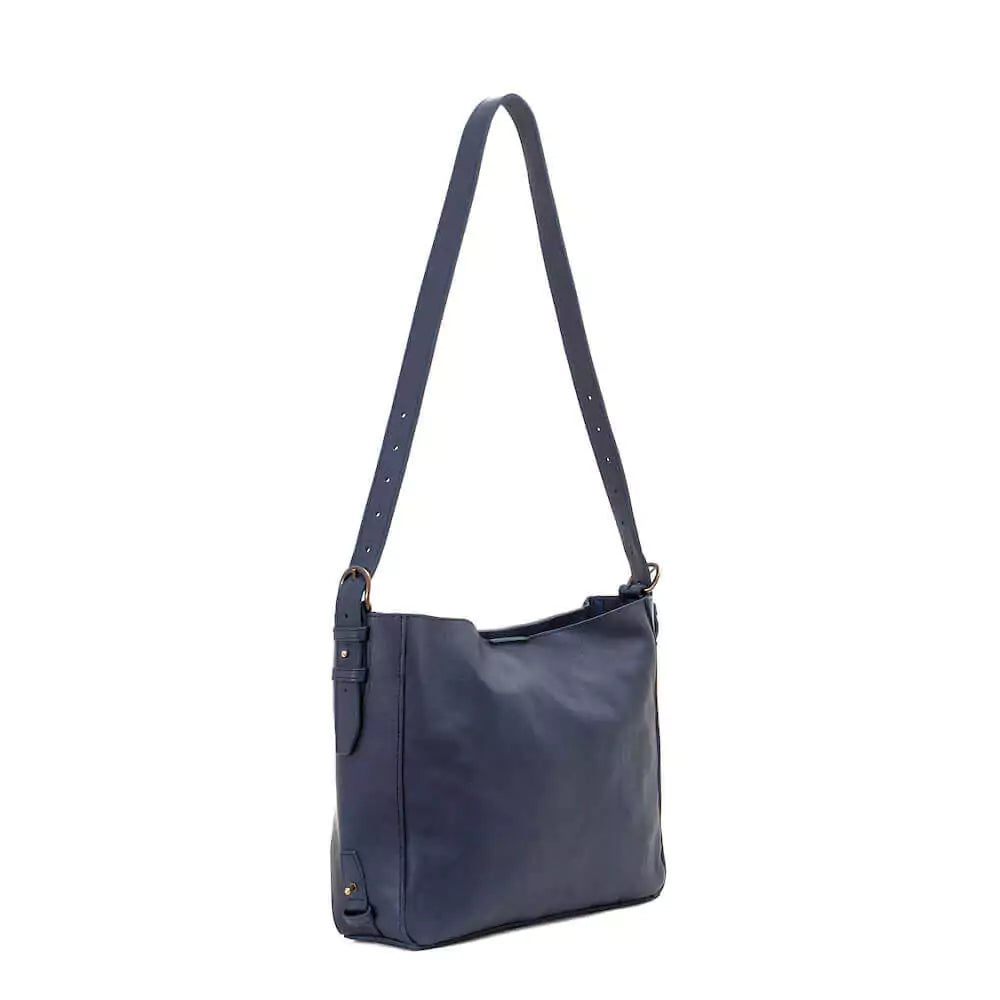 Ellington Leather Hobo Bag > Handbag > Leather-Bluebonnet-Mission Mercantile Leather Goods