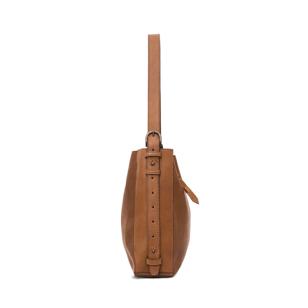 Ellington Leather Hobo Bag > Handbag > Leather-Maple-Mission Mercantile Leather Goods