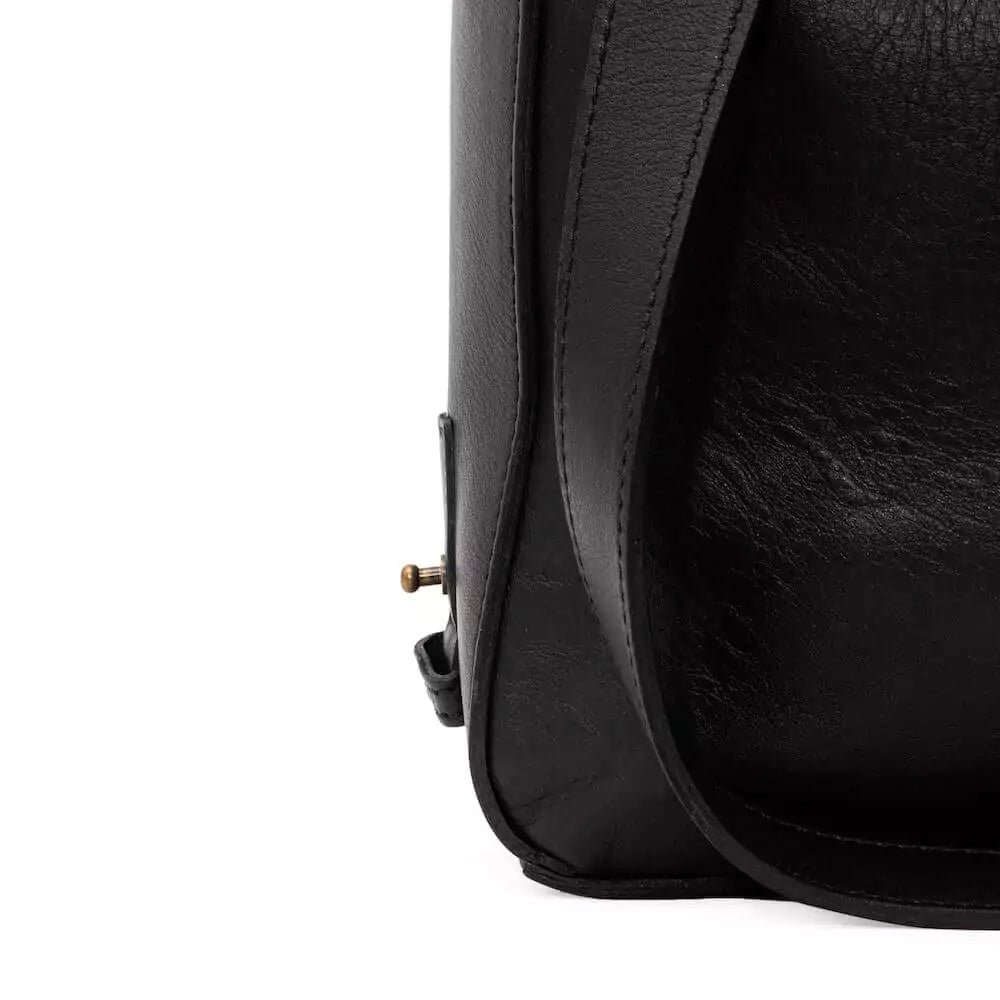 Ellington Leather Hobo Bag > Handbag > Leather-Onyx-Mission Mercantile Leather Goods