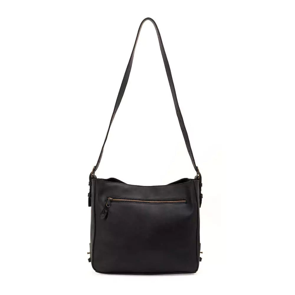 Ellington Leather Hobo Bag > Handbag > Leather-Onyx-Mission Mercantile Leather Goods