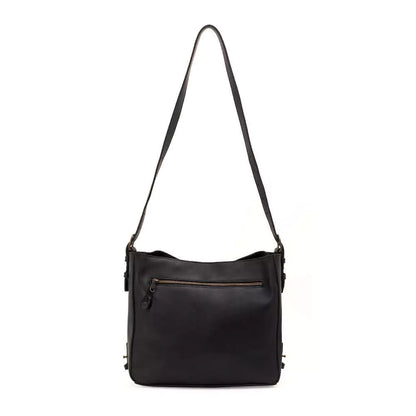 Ellington Leather Hobo Bag > Handbag > Leather-Onyx-Mission Mercantile Leather Goods