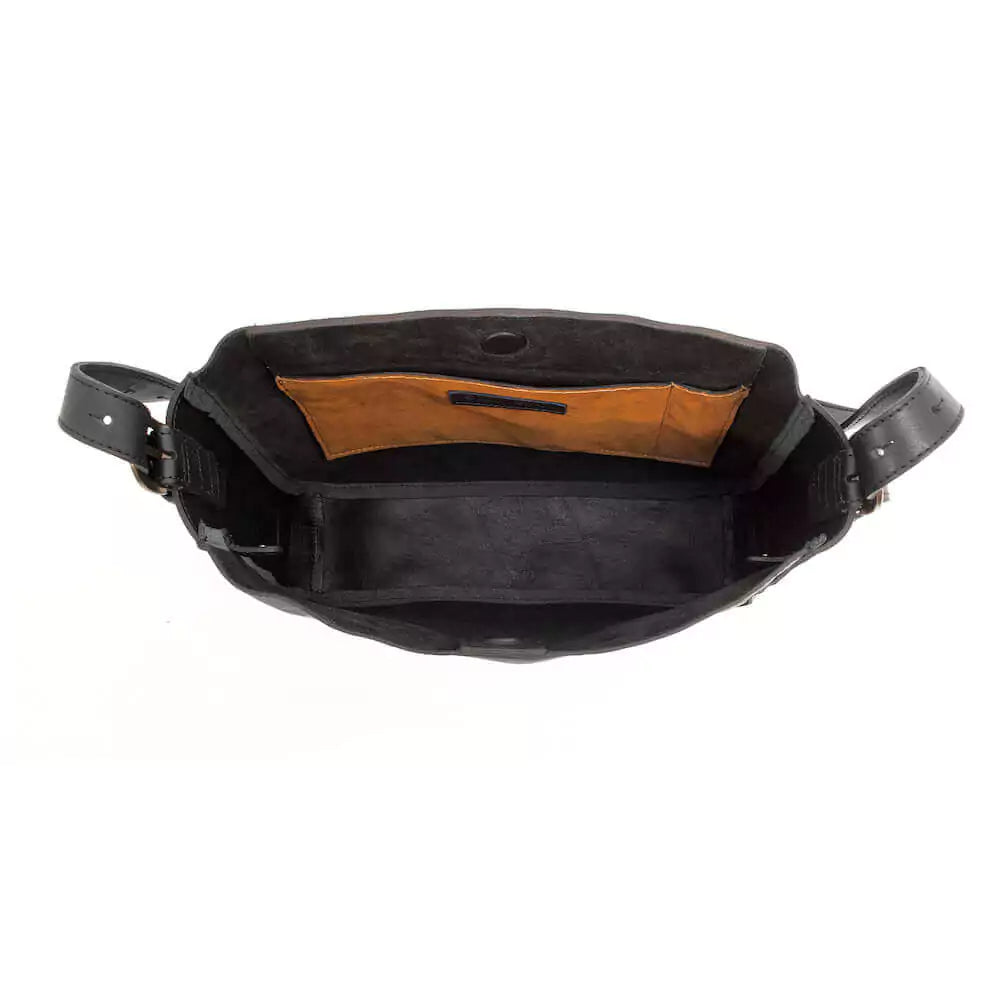 Ellington Leather Hobo Bag > Handbag > Leather-Onyx-Mission Mercantile Leather Goods