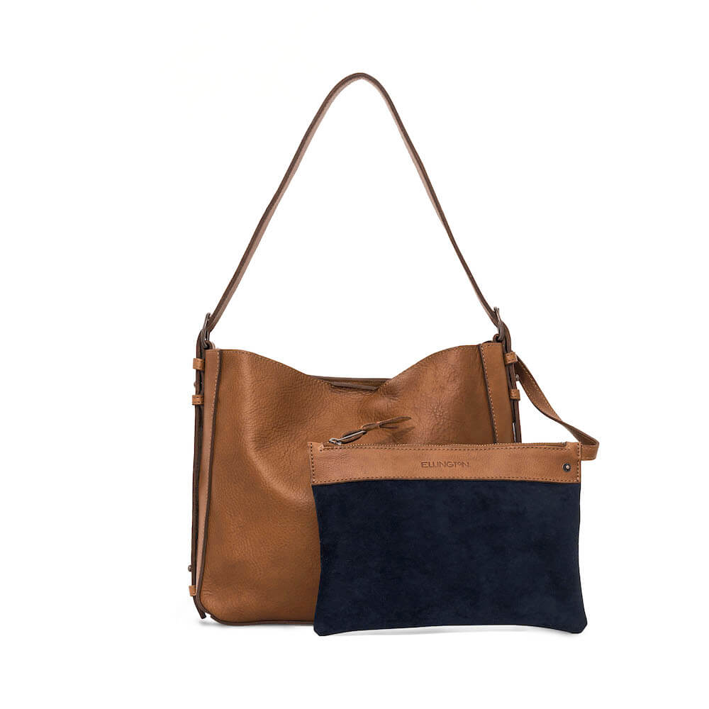 Ellington Zippered Pouch-Accessories > Pouch > Leather-Maple-Large-Mission Mercantile Leather Goods