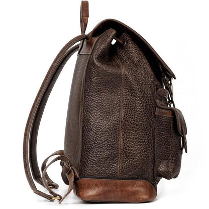 Theodore Leather Backpack-Bags > Backpack > Leather-Espresso-Mission Mercantile Leather Goods