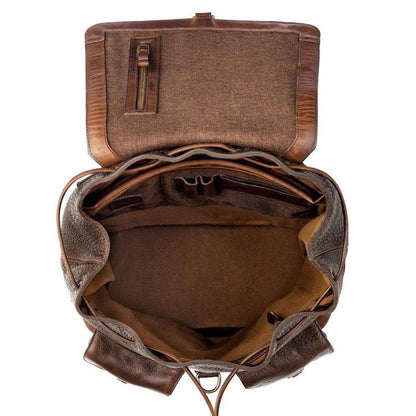 Theodore Leather Backpack-Bags > Backpack > Leather-Espresso-Mission Mercantile Leather Goods