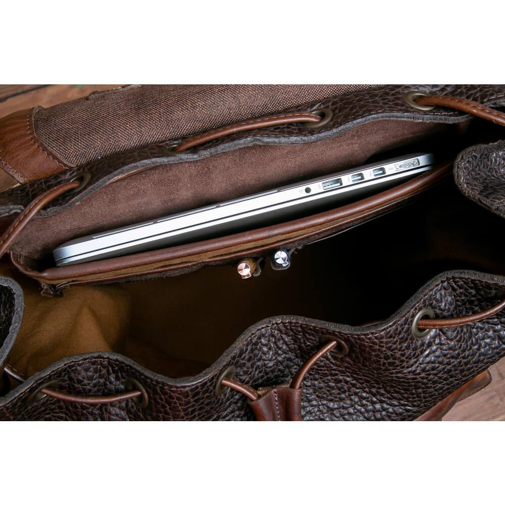 Theodore Leather Backpack-Bags > Backpack > Leather-Espresso-Mission Mercantile Leather Goods