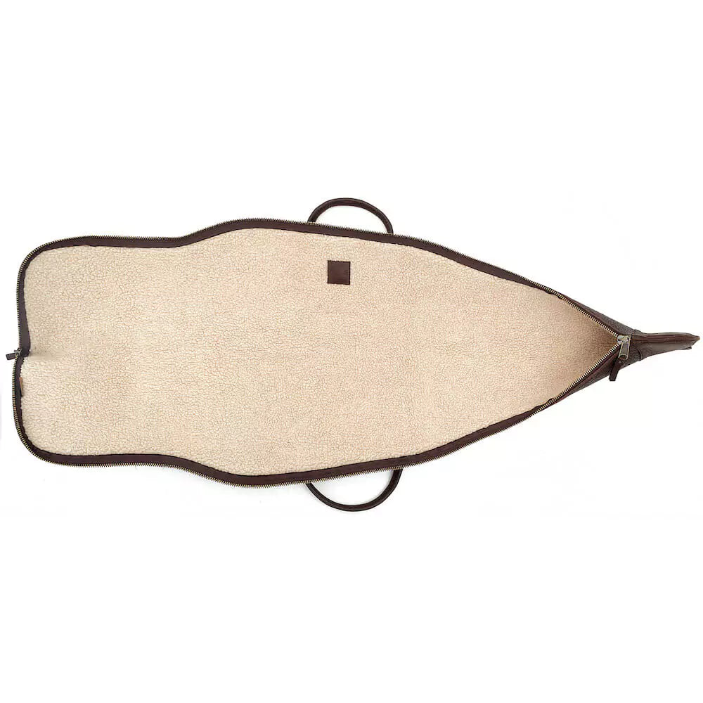 White Wing Waxed Canvas Hunting Rifle Case-Bags > Hunting & Outdoor > Leather - Smoke- Mission Mercantile Leather Goods
