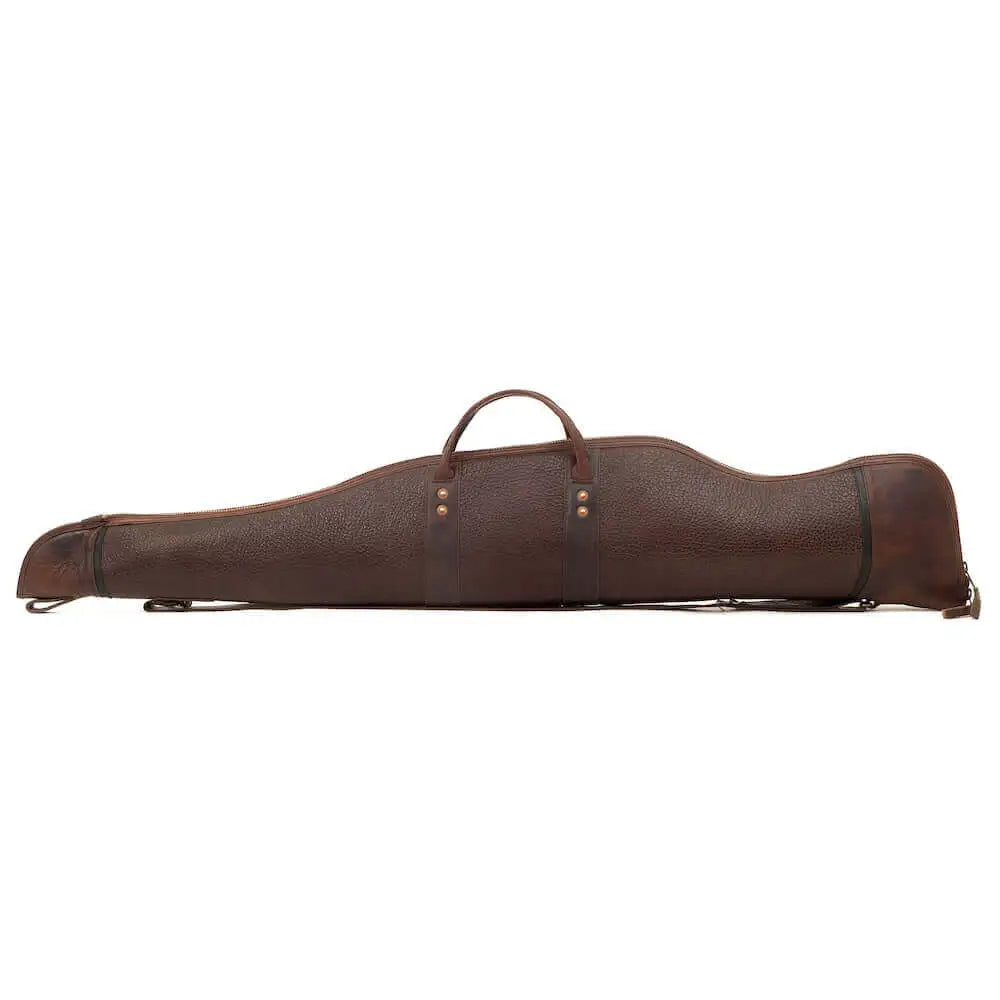 White Wing Waxed Canvas Hunting Leather Rifle Case-Bags > Hunting & Outdoor > Leather - Espresso - Mission Mercantile Leather Goods