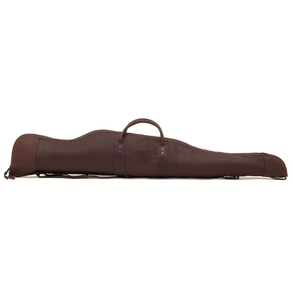 White Wing Waxed Canvas Hunting Rifle Case-Bags > Hunting & Outdoor > Leather - Smoke- Mission Mercantile Leather Goods