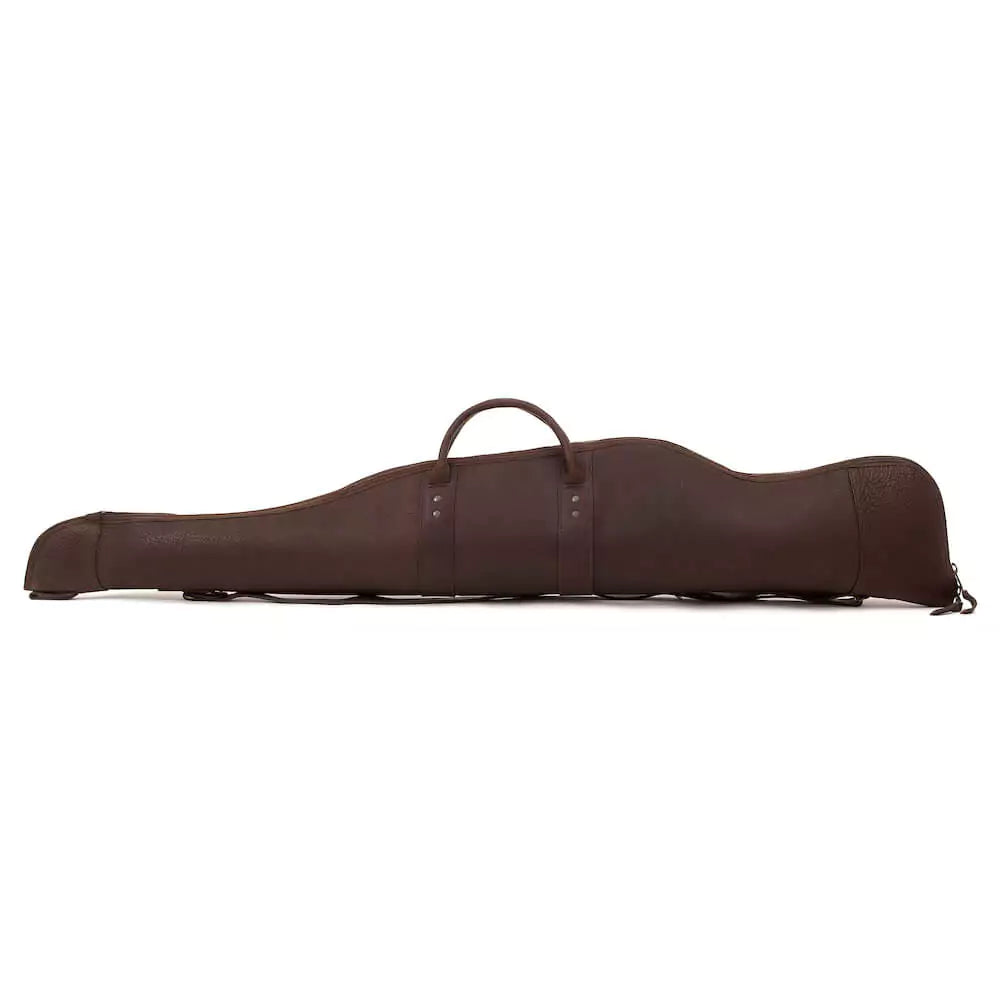 White Wing Waxed Canvas Hunting Rifle Case-Bags > Hunting & Outdoor > Leather - Smoke- Mission Mercantile Leather Goods