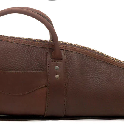 White Wing Waxed Canvas Hunting Rifle Case-Bags > Hunting & Outdoor > Leather - Smoke- Mission Mercantile Leather Goods