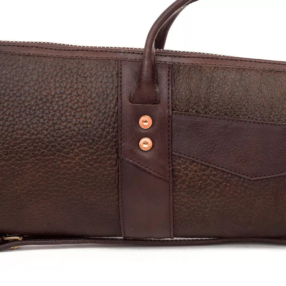 White Wing Leather Hunting Shotgun Case-Bags > Hunting & Outdoor > Leather-Espresso-Mission Mercantile Leather Goods