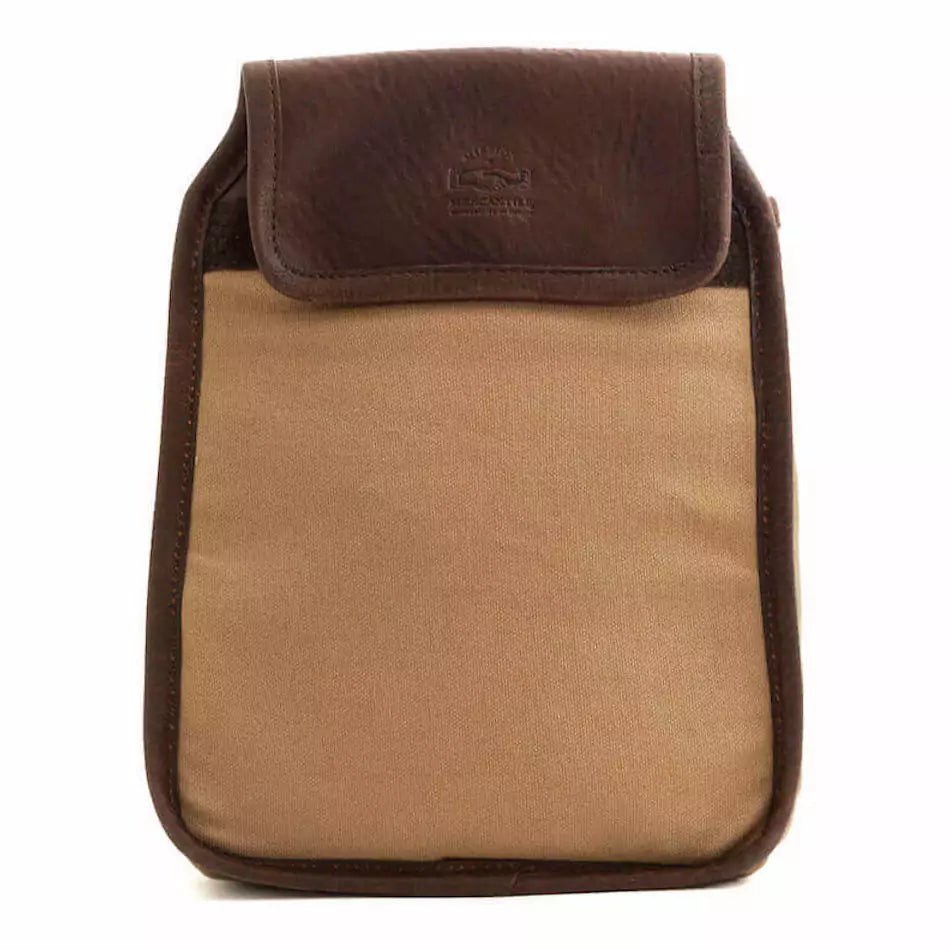 White Wing Waxed Canvas Hunting Double Belt Pouch-Bags > Hunting & Outdoor > Waxed Canvas-White Wing-Smoke-Brown-Mission Mercantile Leather Goods