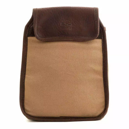 White Wing Waxed Canvas Hunting Double Belt Pouch-Bags > Hunting & Outdoor > Waxed Canvas-White Wing-Smoke-Brown-Mission Mercantile Leather Goods