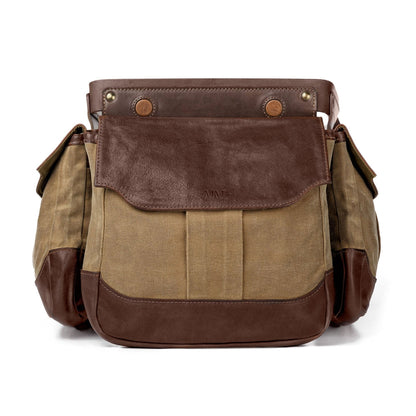 White Wing Waxed Canvas Hunting Bird Bag Trio-Bags > Hunting & Outdoor > Waxed Canvas-Smoke-Brown-Medium-Mission Mercantile Leather Goods