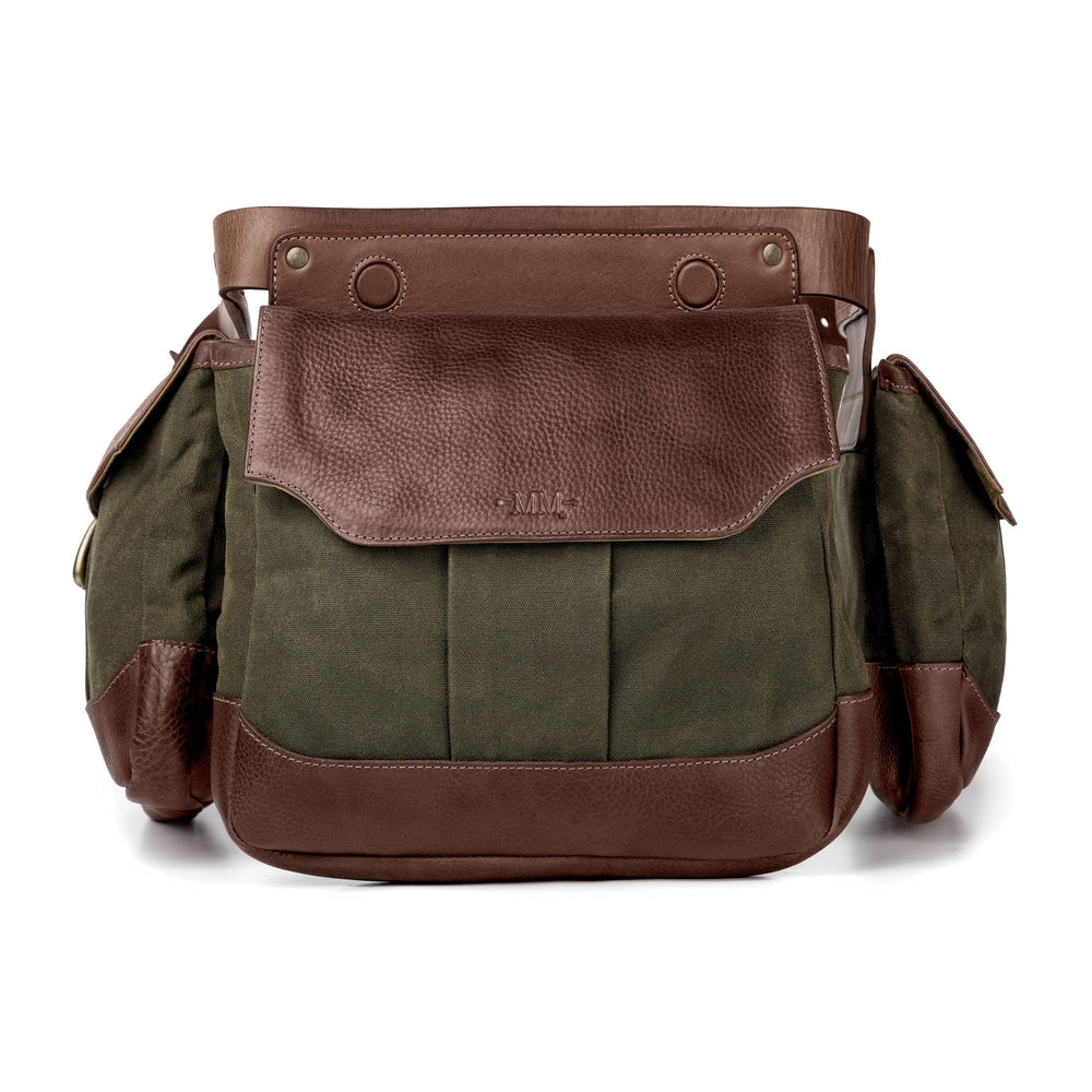 White Wing Waxed Canvas Hunting Bird Bag Trio-Bags > Hunting & Outdoor > Waxed Canvas-Smoke-Forest-Small-Mission Mercantile Leather Goods