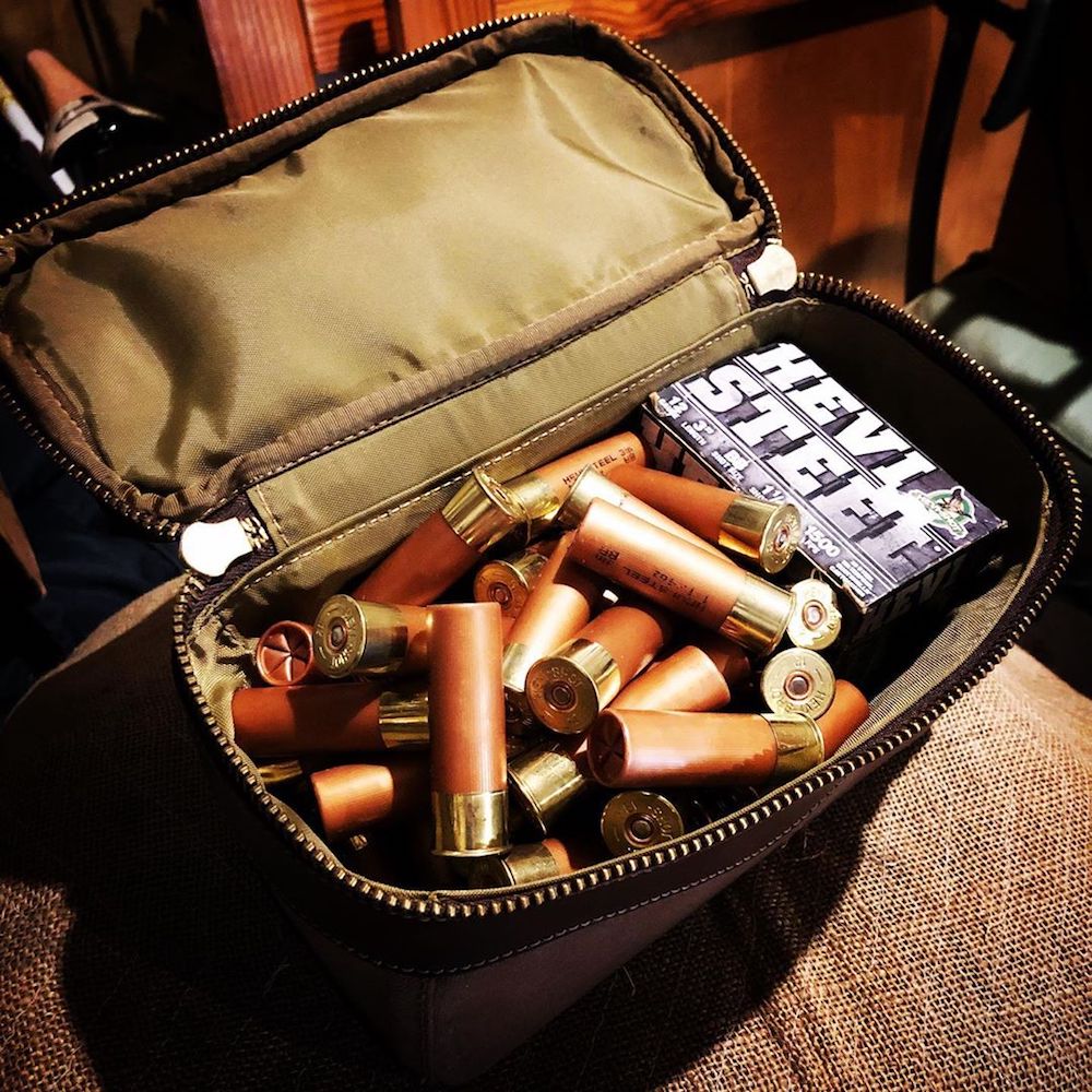 White Wing Waxed Canvas Hunting Shell Bag-Bags > Hunting & Outdoor > Waxed Canvas-Smoke-Forest-Mission Mercantile Leather Goods
