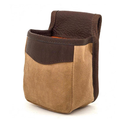 White Wing Waxed Canvas Hunting Single Belt Pouch-Bags > Hunting & Outdoor > Waxed Canvas-White Wing-Smoke-Brown-Mission Mercantile Leather Goods