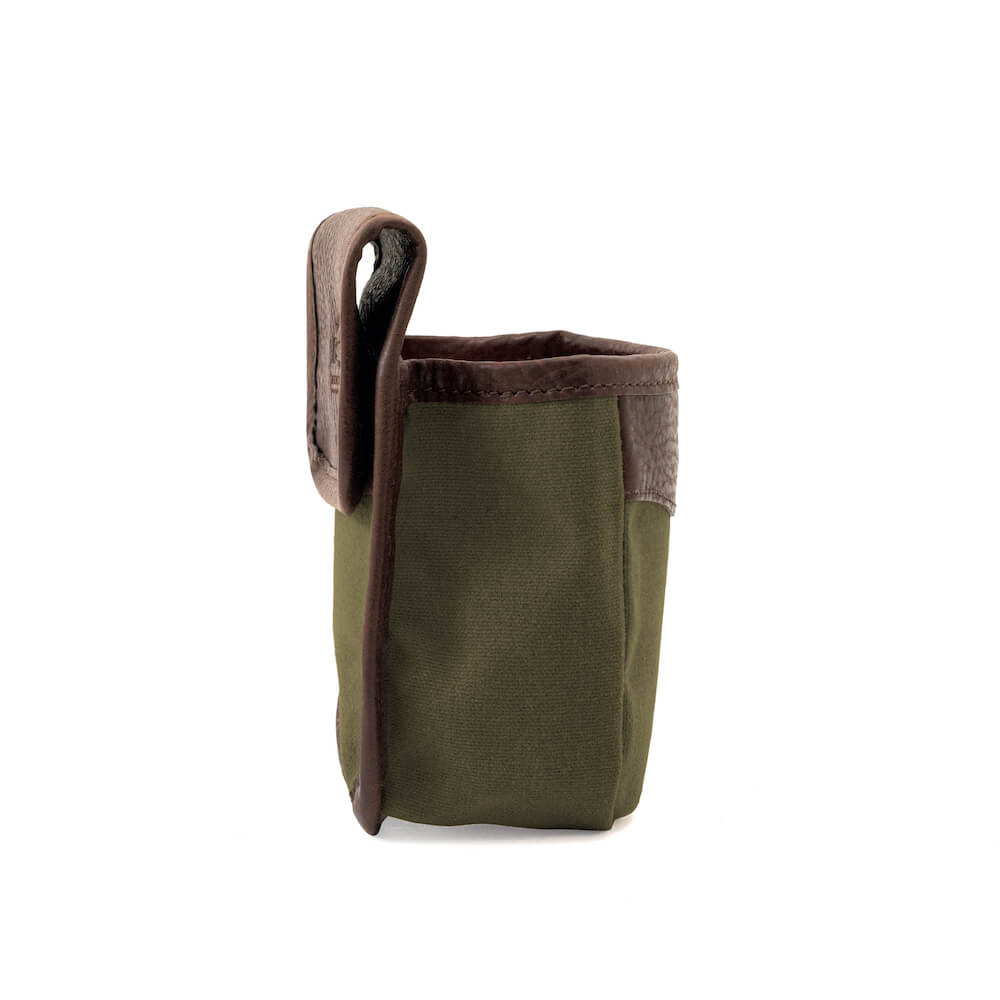 White Wing Waxed Canvas Hunting Single Belt Pouch-Bags > Hunting & Outdoor > Waxed Canvas-White Wing-Smoke-Forest-Mission Mercantile Leather Goods