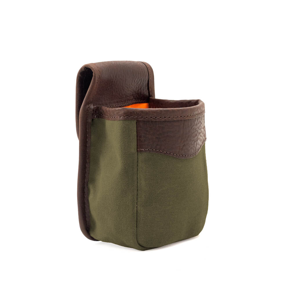 White Wing Waxed Canvas Hunting Single Belt Pouch-Bags > Hunting & Outdoor > Waxed Canvas-White Wing-Smoke-Forest-Mission Mercantile Leather Goods
