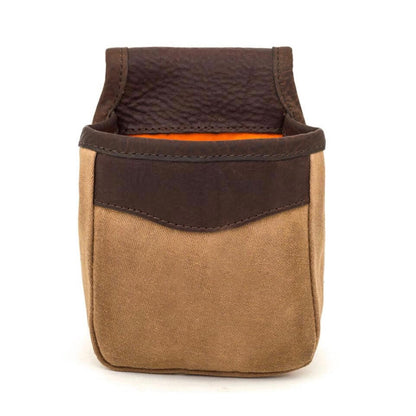 White Wing Waxed Canvas Hunting Single Belt Pouch-Bags > Hunting & Outdoor > Waxed Canvas-White Wing-Smoke-Brown-Mission Mercantile Leather Goods