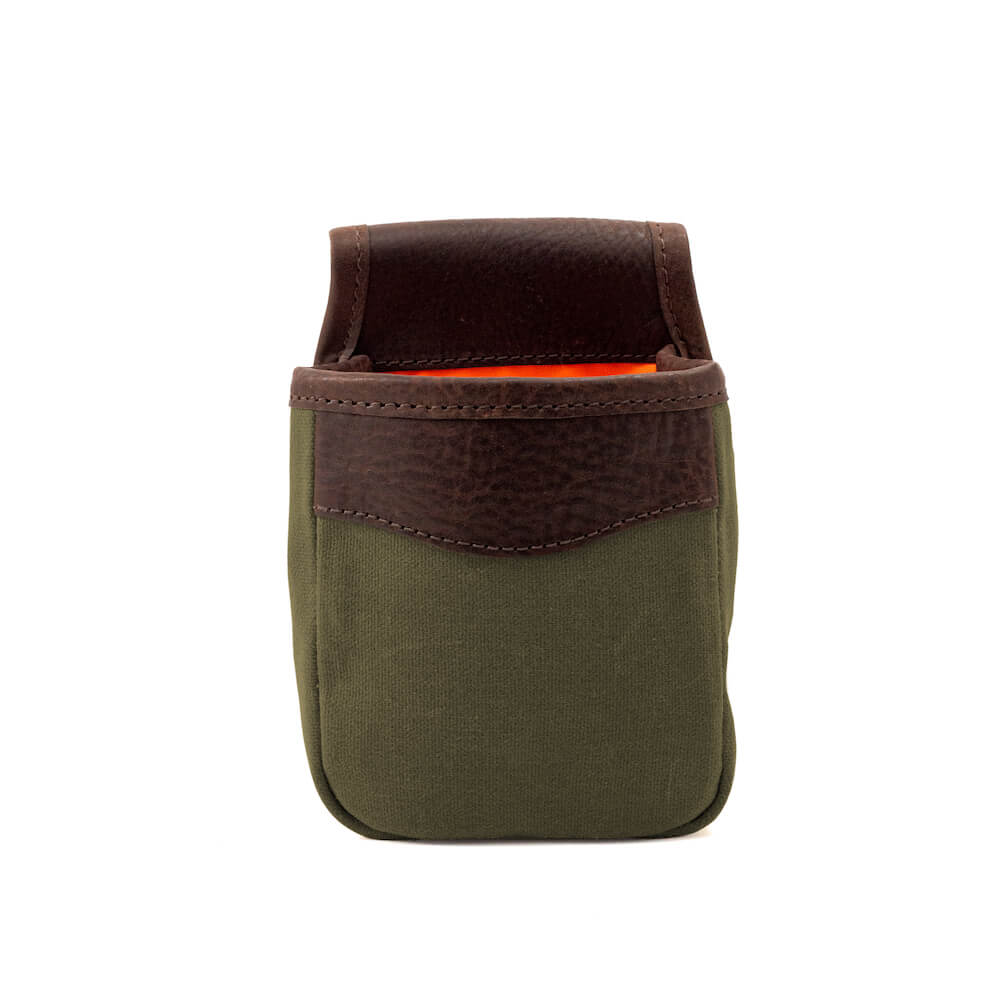 White Wing Waxed Canvas Hunting Single Belt Pouch-Bags > Hunting & Outdoor > Waxed Canvas-White Wing-Smoke-Forest-Mission Mercantile Leather Goods