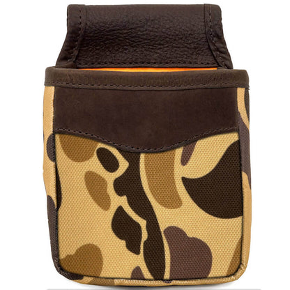 White Wing Waxed Canvas Hunting Single Belt Pouch-Bags > Hunting & Outdoor > Waxed Canvas-White Wing-Smoke-Vintage Camo-Mission Mercantile Leather Goods