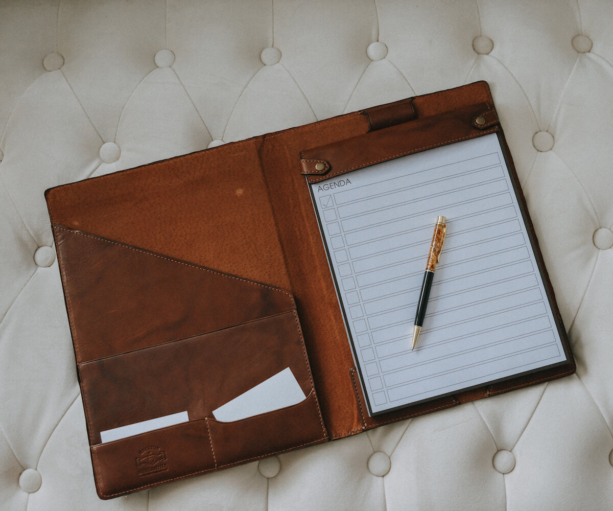 Benjamin Leather PadfolioAccessories > Office & Tech > LeatherHickoryMission Mercantile Leather Goods